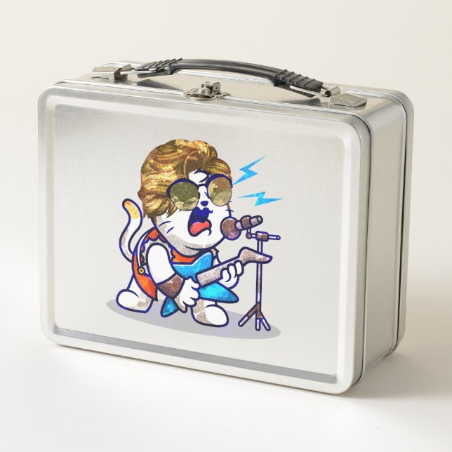 Funky Rockstar Cat - Guay Music Lover Kitty (Anverso)
