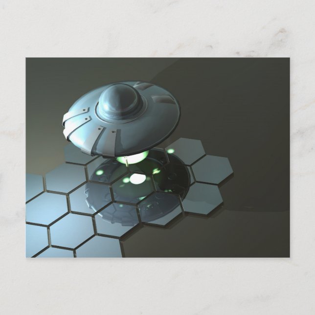 Funky Saucer 2 postal (Anverso)