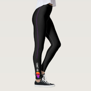 Funky Sin Chistes Flores Flores Leggings