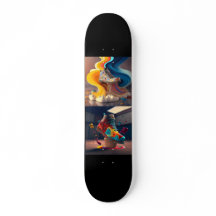 Funky Skateboard con diseño Guay Sneaker 737" Deck