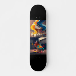 Funky Skateboard con diseño Guay Sneaker 737" Deck