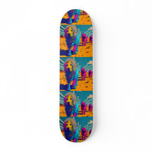 Funky Skateboard para los amantes del perro