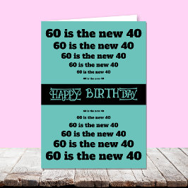 Funny 60 es la nueva tarjeta de cumpleaños número