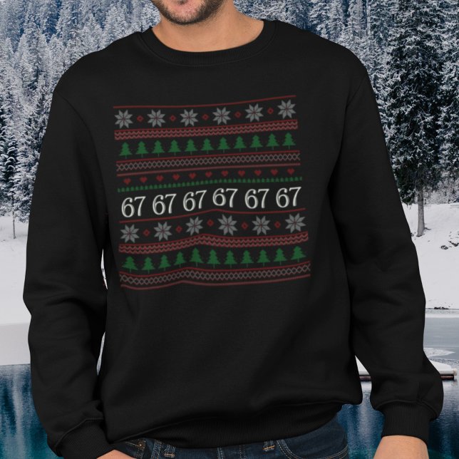 Funny 67 Ugly Christmas Sweater Party (Subido por el creador)