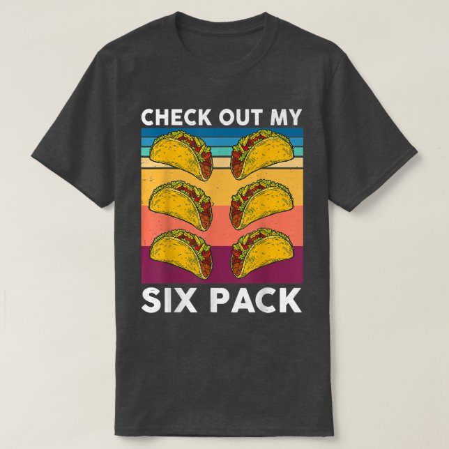 Funny 6 Pack Meican Gym Top para los amantes del t (Diseño del anverso)