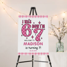 Funny 7th Birthday | “I Was 6, Now 7” Party