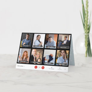 Funny 8 Navidades Spot Zoom Tarjeta de felicitació