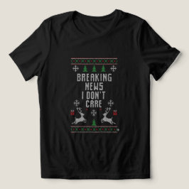 Funny Adult Ugly Christmas Sweater Breaking news i