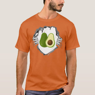 Funny aguacate arrancó camiseta clásica TShirt