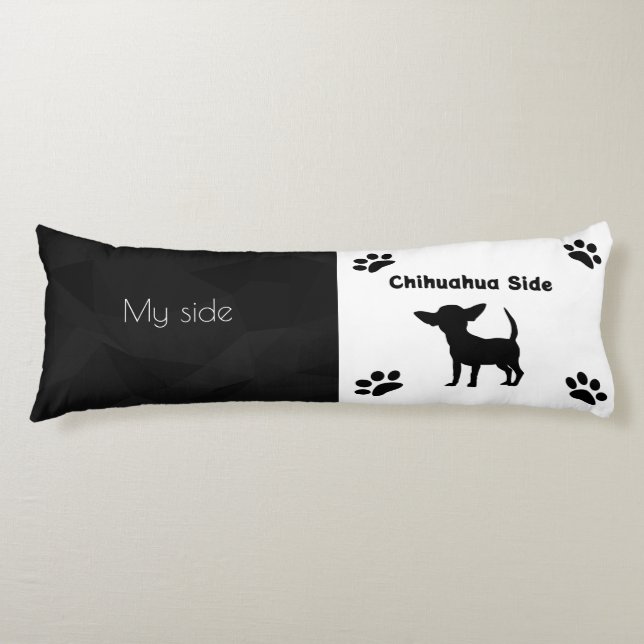 Funny almohada corporal de Chihuahua (Anverso)