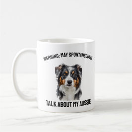 Funny Aussie Dog Talk divertido taza de café Mug