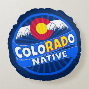 Funny bandera de Colorado rad almohada nativa redo