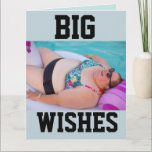 FUNNY BBW GRAN CHICA BAÑANDO BELLEZA TARJETA DE CU<br><div class="desc">GRANDES DESEOS DE UNA TARJETA DE CUMPLEAÑOS MUY FELIZ</div>