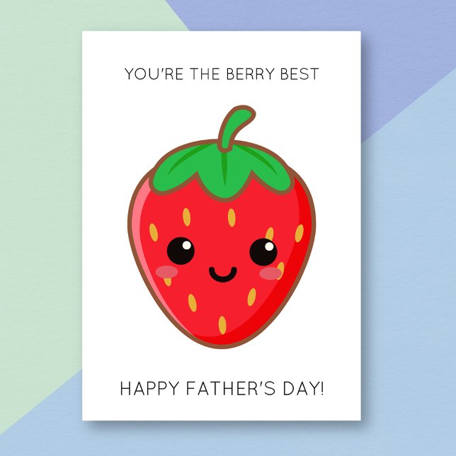 Funny Berry Mejor Tarjeta del Día del Padre de Fre (Subido por el creador)
