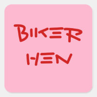 FUNNY BIKER CHICK PEGATINAS