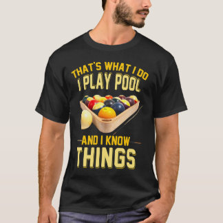 Funny Billards camisetas para hombres 8 Ball Pool