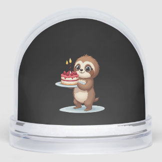 Funny Birthday Cake with Sloth Costume for Boys an