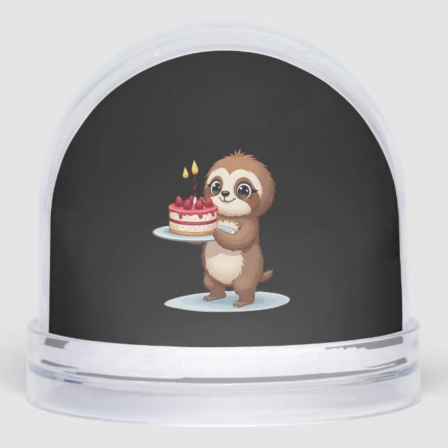 Funny Birthday Cake with Sloth Costume for Boys an (Anverso)
