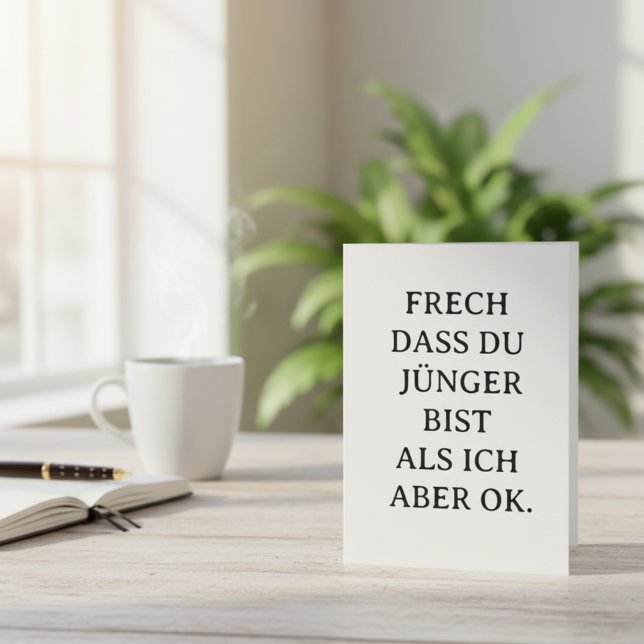    Funny birthday card for younger friends (Subido por el creador)