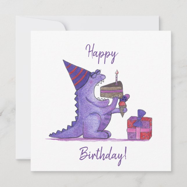 Funny Birthday Monster (Anverso)