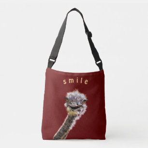 Funny Bolsa de Crossbody con alegre avestruz - Son