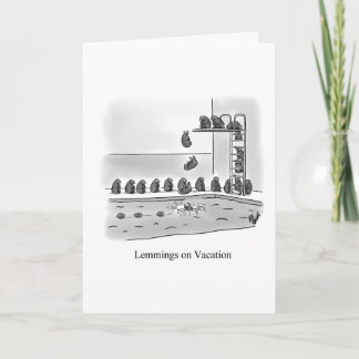 Funny Bon Voyage Humor Tarjeta de felicitación