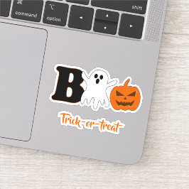 Funny Boo Halloween Vinyl Pegatina