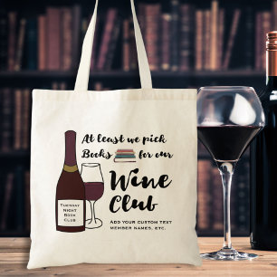 Funny Book Club Bolsa de libros del Personalizad