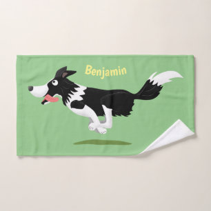 Funny Border Collie perro corriendo personalizado