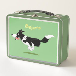 Funny Border Collie perro corriendo personalizado