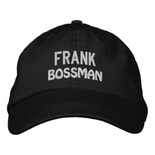 Funny BOSS Bossman Gorra con el nombre personaliza