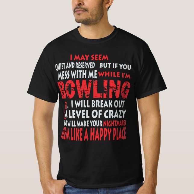 Funny Bowlers Camisetas Bowlers Regalos Happy Plac (Anverso)