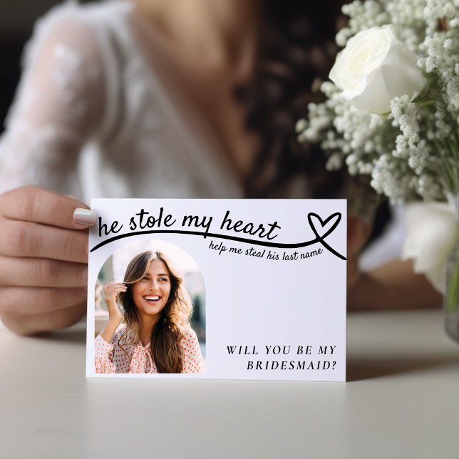 Funny Bridesmaid Propuesta Foto Boda de la Línea d (Funny Bridesmaid Proposal Photo Heart Line Wedding
)