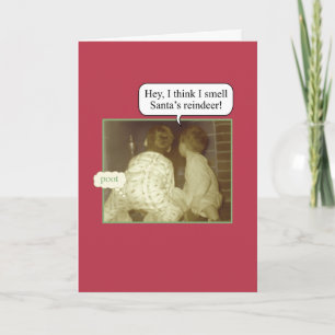 Funny Brothers Navidad Holiday Card