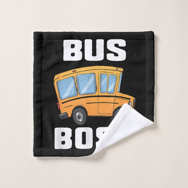 Funny Bus Boss School Bus Driver (Toallita)