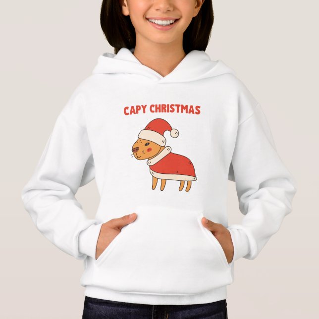 Funny Capybara Santa Capy Navidades (Anverso)