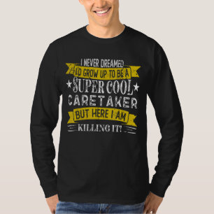 Funny Caretaker Camisetas Job Title Profesores