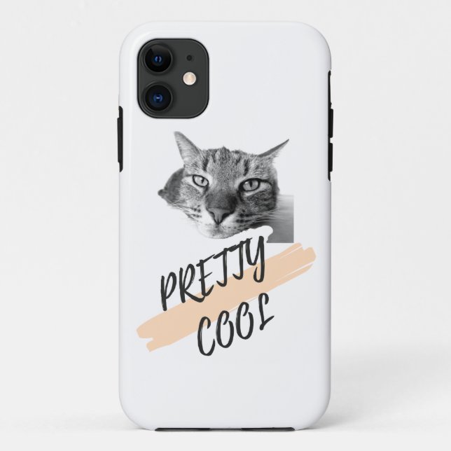 Funny cat Funda-Mate Tough Apple iPhone 11 Funda (Reverso)