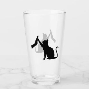 Funny Cat High Five Graphic Cat Dueño y Gato Lover