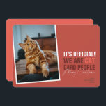 Funny Cat Navidades Tarjeta Navidades Red Meowy<br><div class="desc">Una tarjeta de navidades mascotas divertidos para cualquier nuevo dueño de gato.</div>