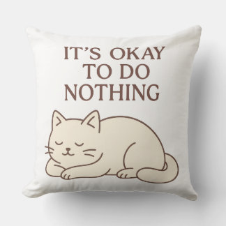 Funny Cat Pillow - Cojín decorativo - Diseño Cubie