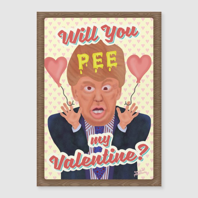 Funny Chiste de cinta El día de San Valentín Donal (Anverso)