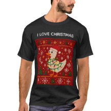 Funny Christmas Goose T-Shirt – Ugly Sweater Style
