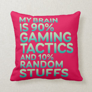 Funny cita la almohada para videojuegos Geek y Gam