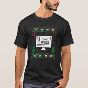 Funny Coding Santa Hat Navidades feos Sweater Prem