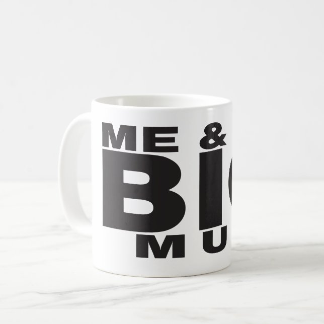 Funny Coffee Mug - Mi gran diseño de tazas y yo (Anverso izquierdo)