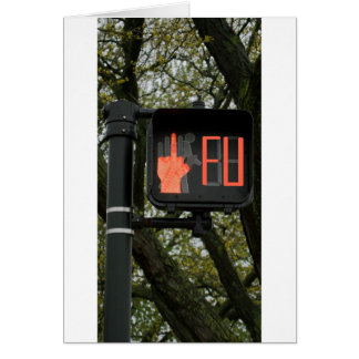 Funny Crosswalk dice FU
