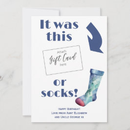 Funny Cumpleaños Tarjeta de Regalo Voucher Holder