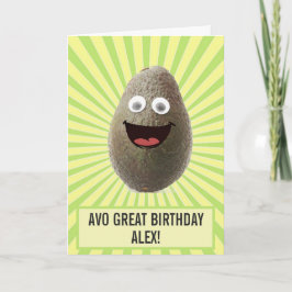 Funny Cute Aguacate Tiene Una Gran Tarjeta De Cump