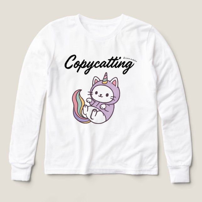 Funny Cute diseño simple para el amante del gato (Diseño frontal)